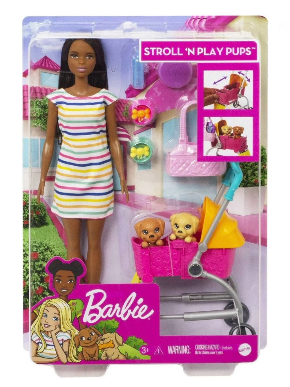 Barbie Stroll ‘N Play Pups’ Playset